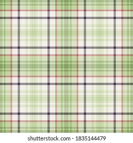 Tartan plaid pattern background. Texture for plaid, tablecloths, clothes, shirts, dresses, paper, bedding, blankets, quilts and other textile products. Vector illustration EPS 10