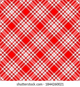 Tartan plaid pattern background. Texture for plaid, tablecloths, clothes, shirts, dresses, paper, bedding, blankets, quilts and other textile products. Vector illustration EPS 10