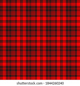Tartan plaid pattern background. Texture for plaid, tablecloths, clothes, shirts, dresses, paper, bedding, blankets, quilts and other textile products. Vector illustration EPS 10