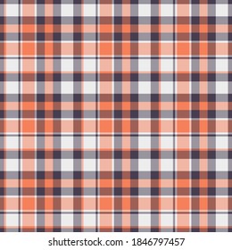 Tartan plaid pattern background. Texture for plaid, tablecloths, clothes, shirts, dresses, paper, bedding, blankets, quilts and other textile products. Vector illustration EPS 10