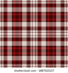 Tartan plaid pattern background. Texture for plaid, tablecloths, clothes, shirts, dresses, paper, bedding, blankets, quilts and other textile products. Vector illustration EPS 10