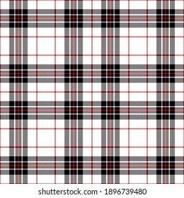 Tartan plaid pattern background. Texture for plaid, tablecloths, clothes, shirts, dresses, paper, bedding, blankets, quilts and other textile products. Vector illustration EPS 10