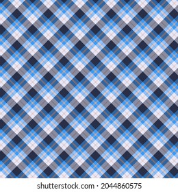 Tartan plaid pattern background. Texture for plaid, tablecloths, clothes, shirts, dresses, paper, bedding, blankets, quilts and other textile products. Vector illustration EPS 10