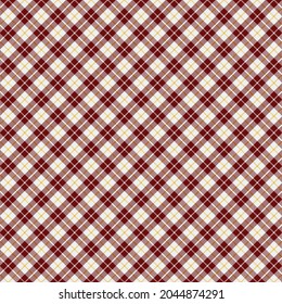 Tartan plaid pattern background. Texture for plaid, tablecloths, clothes, shirts, dresses, paper, bedding, blankets, quilts and other textile products. Vector illustration EPS 10