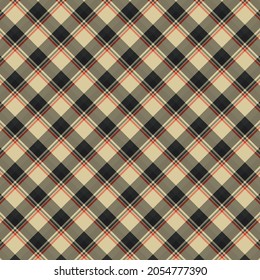 Fondo del patrón de estratos de tartán. Textos para manteles, manteles, ropa, camisas, vestidos, papel, ropa de cama, mantas, edredones y otros productos textiles. Ilustración del vector EPS 10