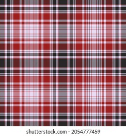 Tartan plaid pattern background. Texture for plaid, tablecloths, clothes, shirts, dresses, paper, bedding, blankets, quilts and other textile products. Vector illustration EPS 10