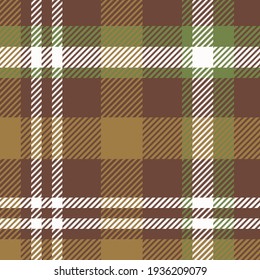 Tartan plaid pattern in brown and green colors.Texture from plaid, tablecloths, clothes, shirts, dresses, paper, bedding, blankets and other textile products