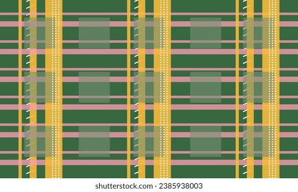 Arte de comprobación de textura de patrones de estrado de Tartán