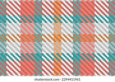 Tartan Plaid Pattern. Check Plaid. Vector Illustration.