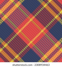 Tartan Plaid Pattern. Check Plaid. Vector Illustration.