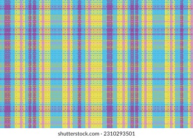 Tartan Plaid Pattern. Check Plaid. Vector Illustration.