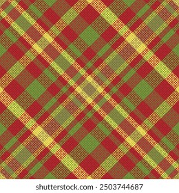Patrón de cuadros de tartán. Comprueba Plaid. Ilustración vectorial.