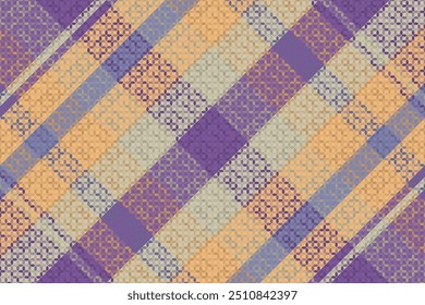 Patrón de cuadros de tartán. Comprueba Plaid. Ilustración vectorial.
