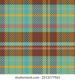 Patrón de cuadros de tartán. Comprueba Plaid. Ilustración vectorial.
