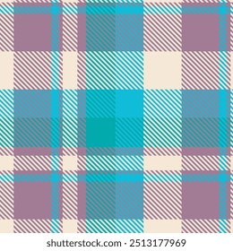 Patrón de cuadros de tartán. Comprueba Plaid. Ilustración vectorial.