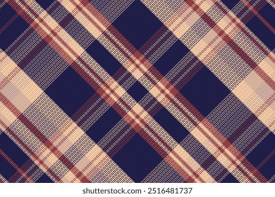 Patrón de cuadros de tartán. Comprueba Plaid. Ilustración vectorial.