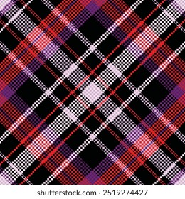 Tartan Jogou Padrão. Cheque Plaid. Ilustração de vetor.