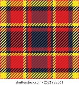 Tartan Jogou Padrão. Cheque Plaid. Ilustração de vetor.