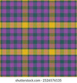 Tartan Jogou Padrão. Cheque Plaid. Ilustração de vetor.