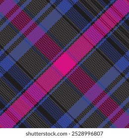 Tartan Jogou Padrão. Cheque Plaid. Ilustração de vetor.