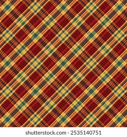 Tartan Jogou Padrão. Cheque Plaid. Ilustração de vetor.