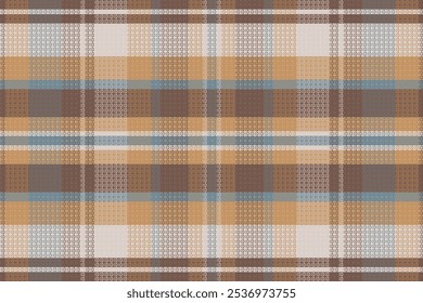Patrón de cuadros de tartán. Comprueba Plaid. Ilustración vectorial.