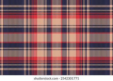 Tartan Jogou Padrão. Cheque Plaid. Ilustração de vetor.