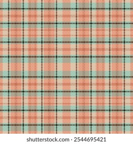 Patrón de cuadros de tartán. Comprueba Plaid. Ilustración vectorial.