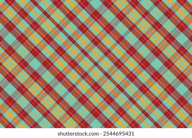Patrón de cuadros de tartán. Comprueba Plaid. Ilustración vectorial.