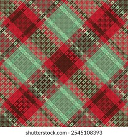 Patrón de cuadros de tartán. Comprueba Plaid. Ilustración vectorial.