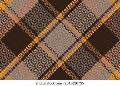 Patrón de cuadros de tartán. Comprueba Plaid. Ilustración vectorial.