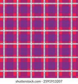 Tartan and plaid pattern in color design. Plaid or tartan repeating pattern in perfect alignment. Unique color pattern background for prints and web
