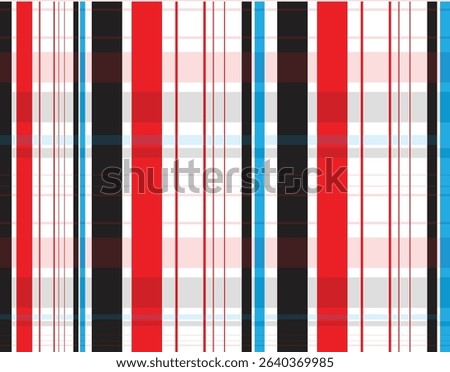 Tartan and plaid pattern in color design. Plaid or tartan repeating pattern in perfect alignment. Unique color pattern background for prints and web