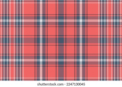 Tartan plaid pattern with dark color. Vector illustration.