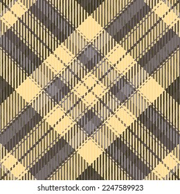 Tartan plaid pattern with dark color. Vector illustration.