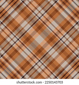 Tartan-Muster mit dunkler Farbe. Vektorgrafik. 