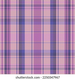 Tartan plaid pattern with dark color. Vector illustration. 
