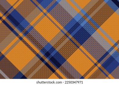 Tartan plaid pattern with dark color. Vector illustration. 