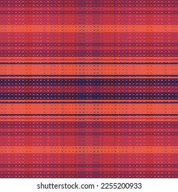 Tartan plaid pattern with dark color. Vector illustration. 