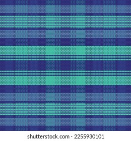 Tartan plaid pattern with dark color. Vector illustration. 