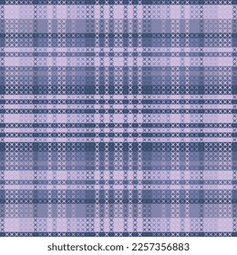 Tartan plaid pattern with dark color. Vector illustration. 