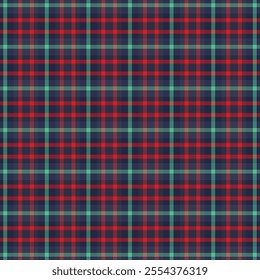 Tartan plaid pattern with dark color. Vector illustration.