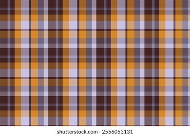 Tartan plaid pattern with dark color. Vector illustration.