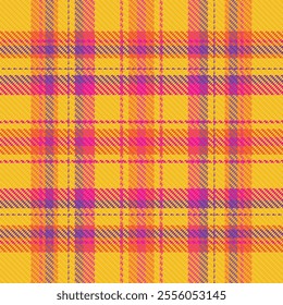 Tartan plaid pattern with dark color. Vector illustration.