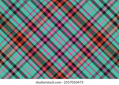 Tartan plaid pattern with dark color. Vector illustration.