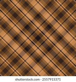 Tartan plaid pattern with dark color. Vector illustration.