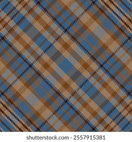 Tartan plaid pattern with dark color. Vector illustration. 