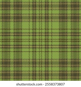 Tartan plaid pattern with dark color. Vector illustration. 