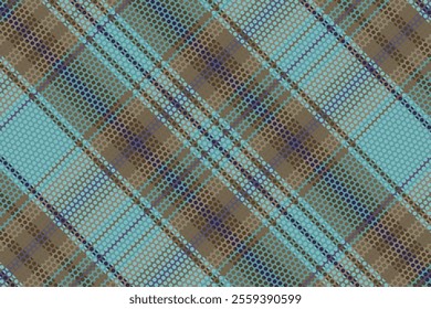 Tartan plaid pattern with dark color. Vector illustration. 
