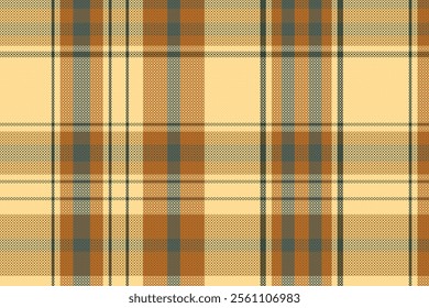 Tartan plaid pattern with dark color. Vector illustration. 